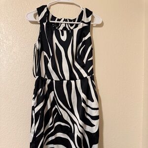 ALYXdress zebra print dress size 4